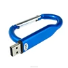 carabiner shaped colorful metal usb storage device,mountaineering buckle shaped pen drive 16gb,usb disk factory