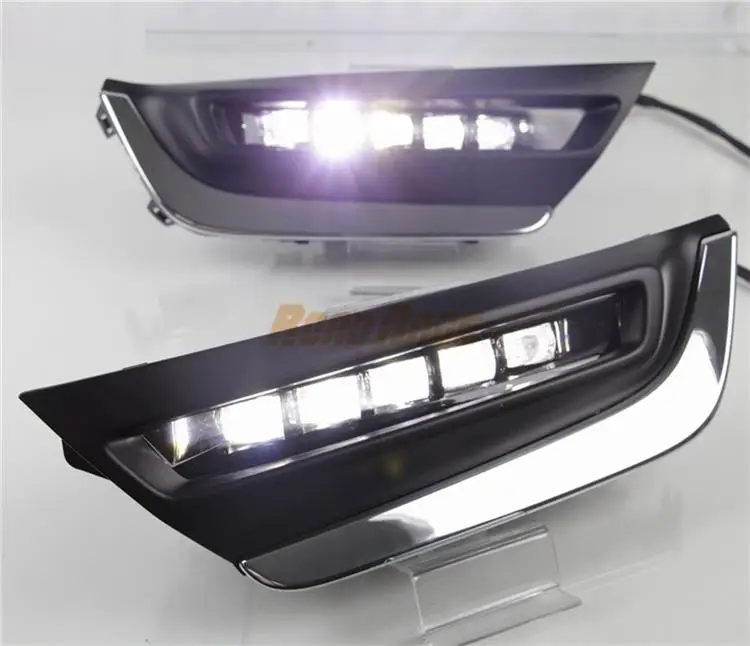 Car Styling Led Daytime Running Light For Honda Crv 2017 2018 With