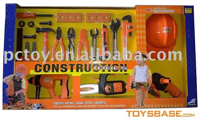 outils en plastique jouet
