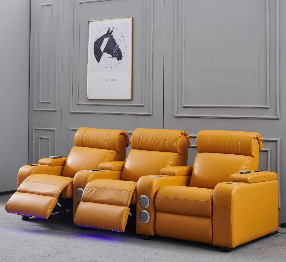 Luxury Furniture Pellissima Nitaly Leather Electric Recliner Sofa Nitaly Leather Electric Recliner Sofa