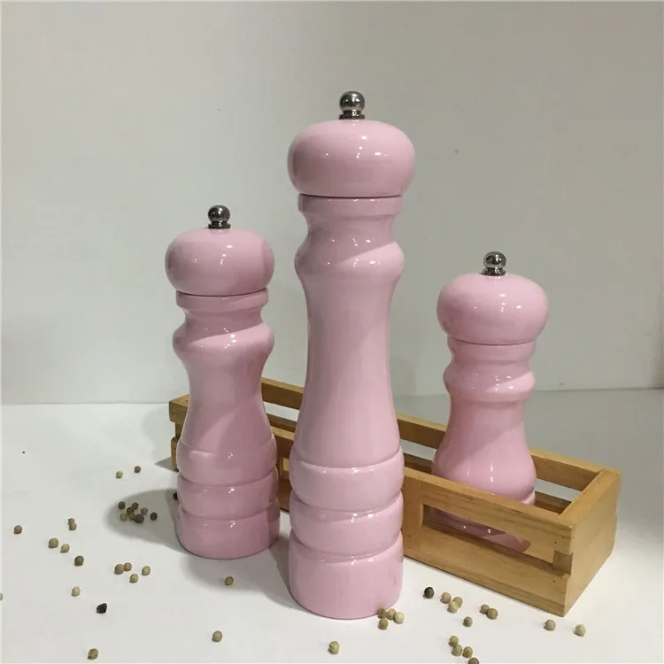 Pink pepper mill grinder 1