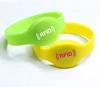 Custom smart silicone RFID wristbands,sport soccer wristband,bluetooth gps tracking wristband