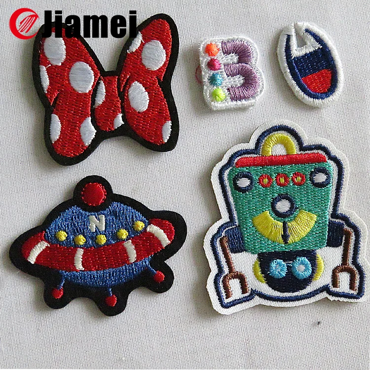 Wholesale adhesive letter patches For Custom Made Clothes 