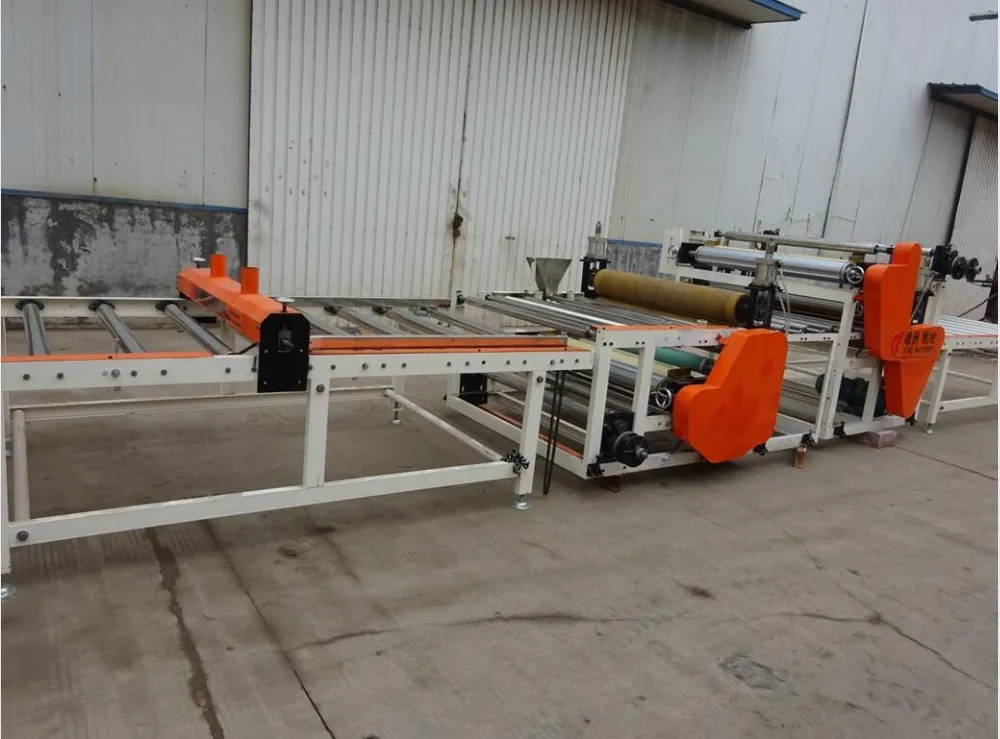 Lvjoe Fm1300 Double Sided Laminate Machine For Mdf Board /gypsum Board