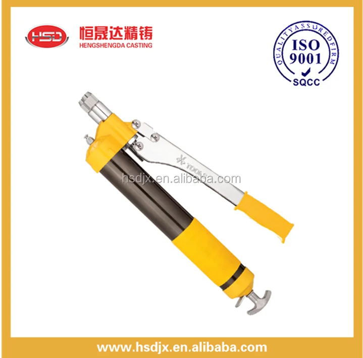 Removeable Cylinder System Hand Grease Gun 600cc For Excavators - Buy ...