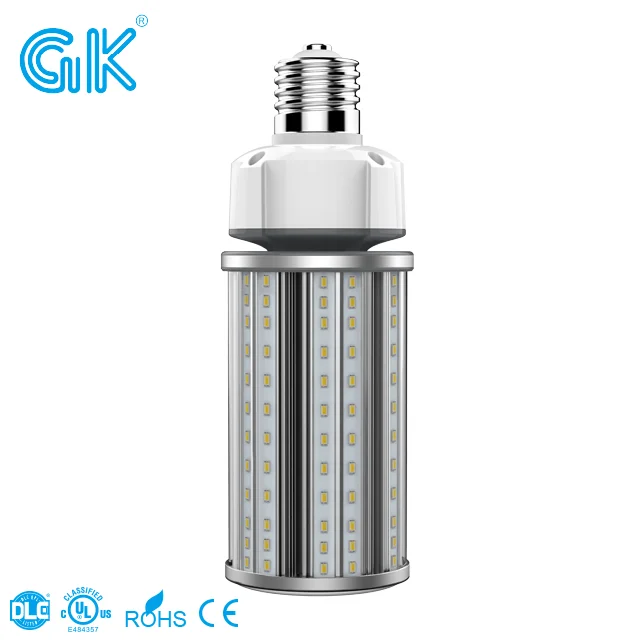 UL 27W Shoe box E27 Led Corn bulb Omni - Directional 150 lumens /W 5000k Replacement 100w HID / HPS Use in out door street