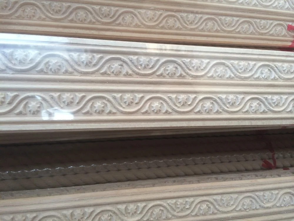 recon carved wood mouldings for construction,decoration/angular line/quad wood moulding