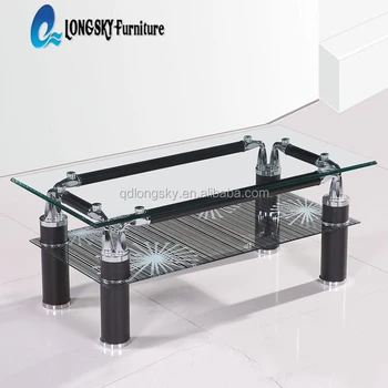 Ls 1060 Double Layers Tempered Glass Coffee Table Coffee Table Prices In The Home Center Glass Top Center Table View Double Layers Tempered Glass Coffee Table Longsky Product Details From Qingdao Longsky Int L