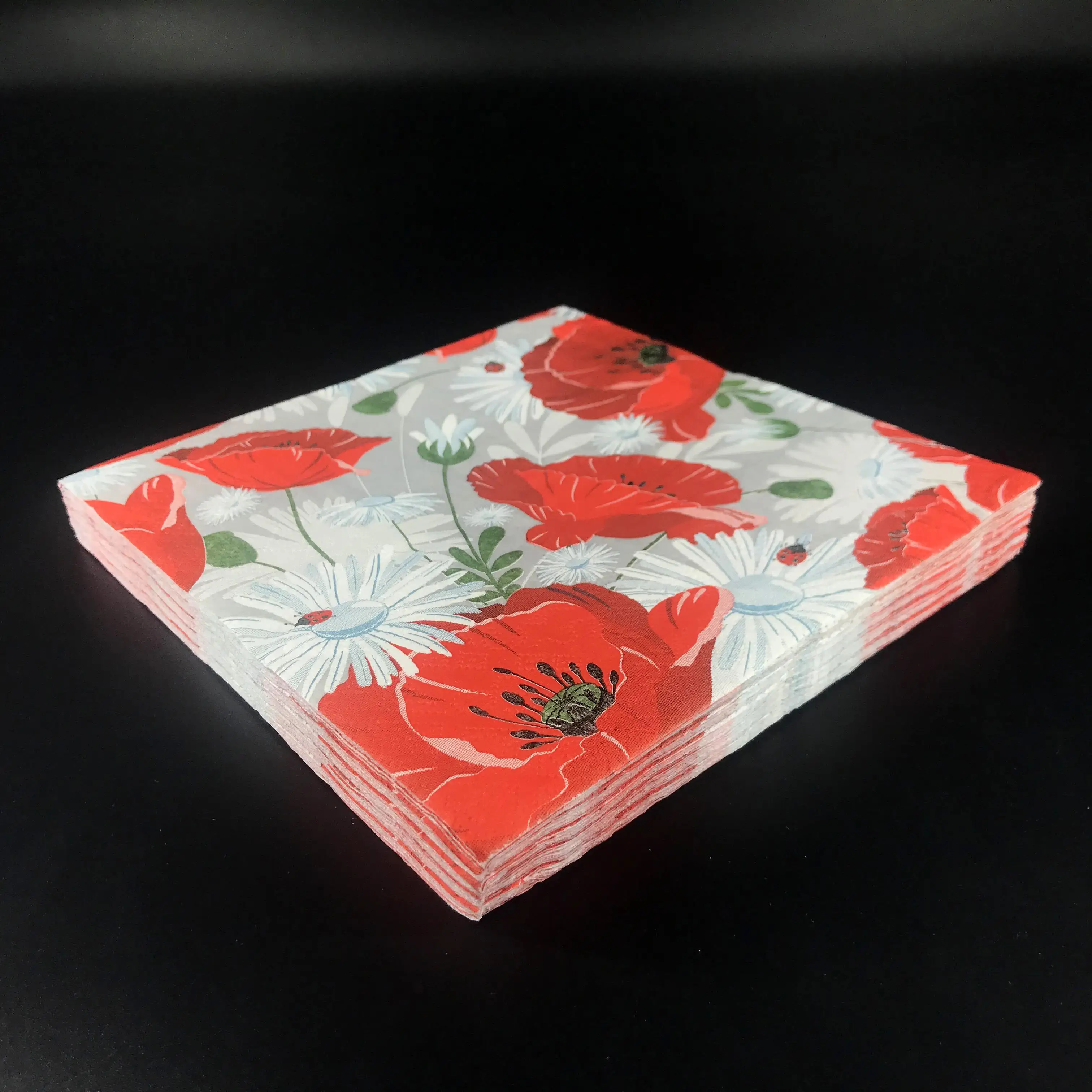 13x13 Inch 20pcs/pack 2ply Printed Nice Paper Napkins Wedding Buy