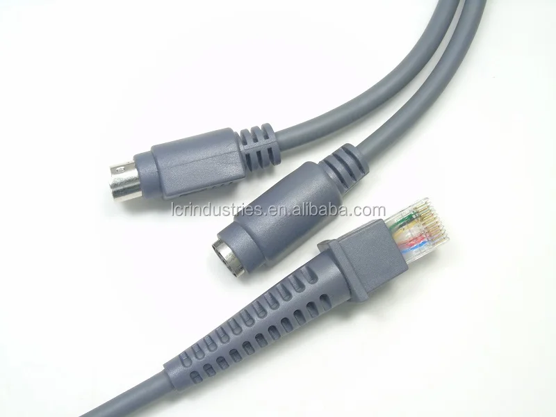 2m Straight Barcode Scanner Usb Cable For Datalogic D100 D130 Gd4130