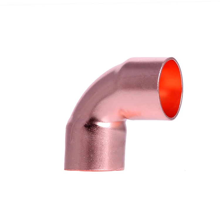 Good Price and Quality Air Conditioner Copper Pipe Fitting Refrigerator Copper Elbow Fittings for Air Conditioning Plumbing