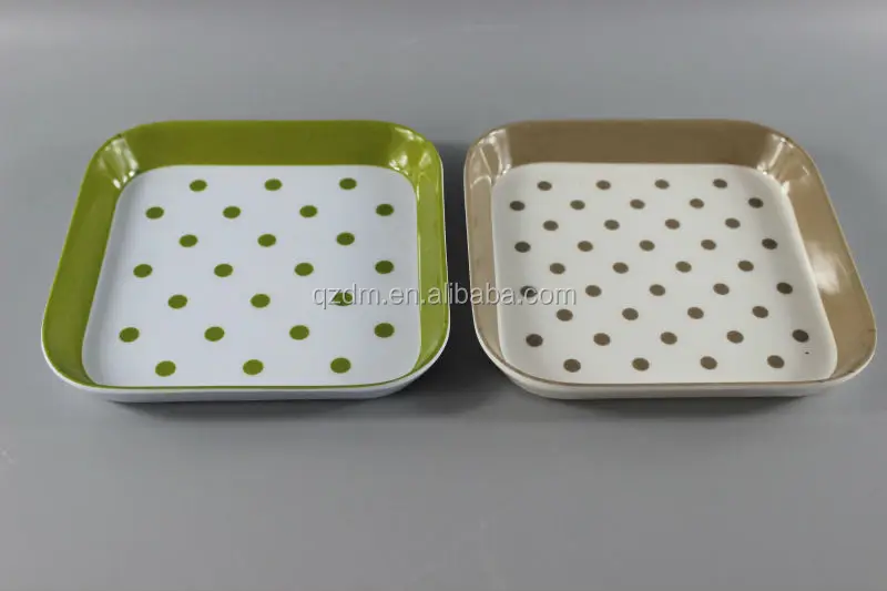 Melamine Small Tary Dessert Plate Candy Tray For Kids