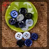 HYD Spot Pearl White Plastic Button Golden Plating Four Holes Round Eyes Buttons