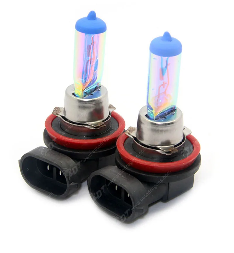 2x H11 Blue White 12v 55w 8500k Xenon Hid Halogen Light Bulbs - Buy ...
