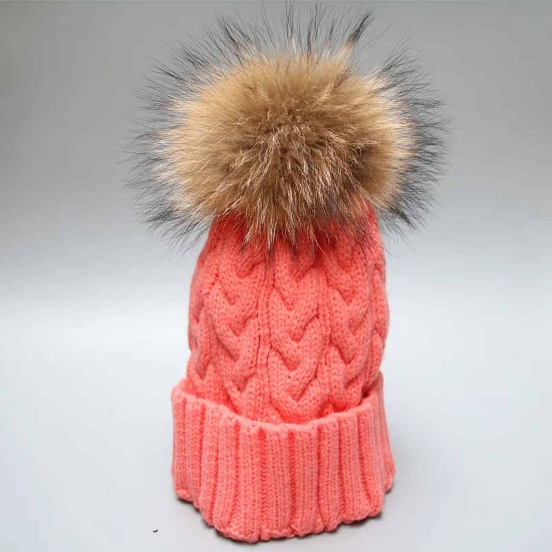 hats with fluffy ball on top