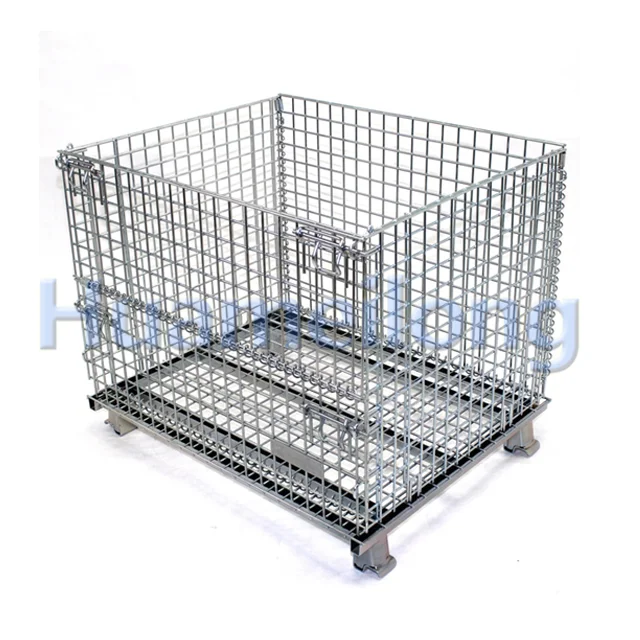 folding metal basket