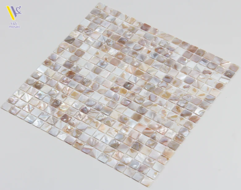 Tường sticker vỏ ngọc trai mosaic cho tường