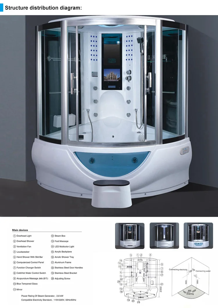 Hot Sale Luxury Steam Shower Room Steam Sauna Room Buy Steam Sauna