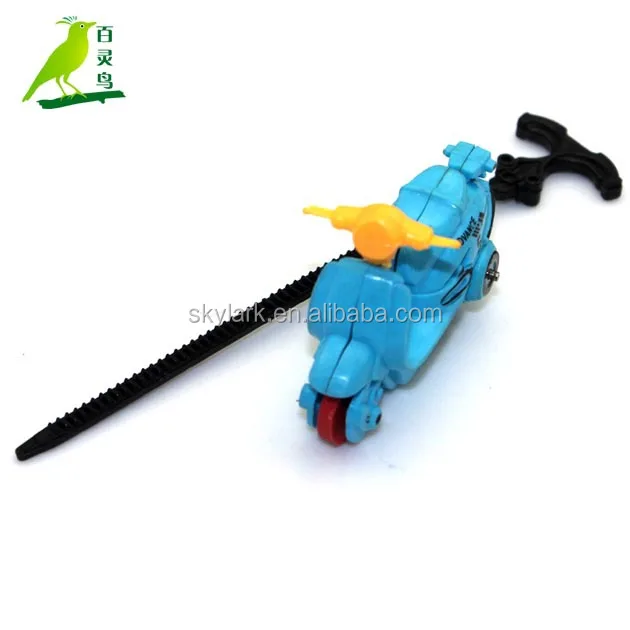 pull cord motorcycle toy