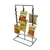 Supermarket potato chips display holder / counter wire display for potato chips / wire display rack for potato chips