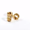 Ultra Seal Pipe Thread Brass Inserts With O-RING For Plastic Fastening