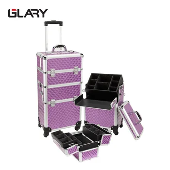 large rolling makeup case