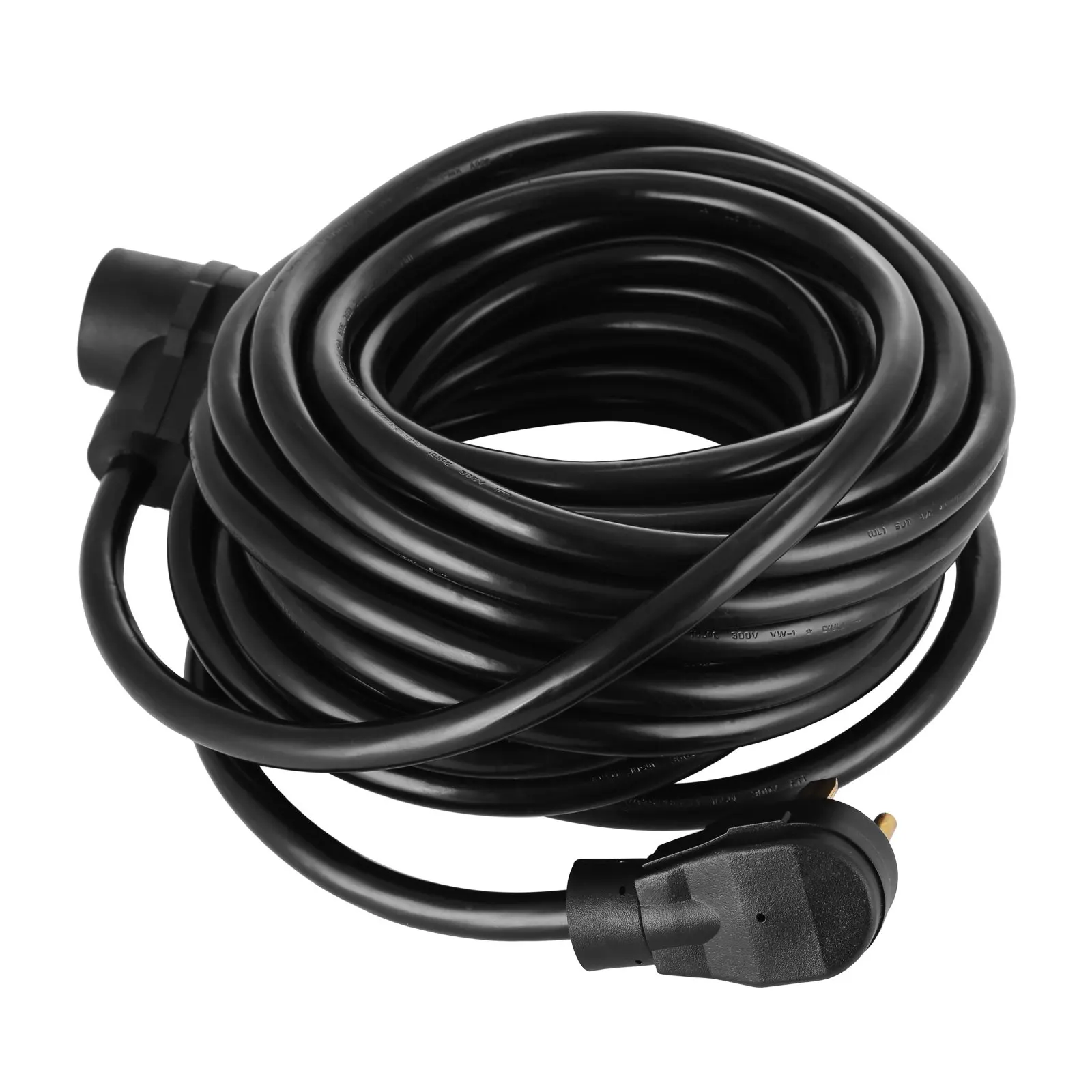 Mophorn 50Ft 50 Amp RV Power Cord Durable Heavy Duty RV Extension Cord Copper Wire RV Cord Power Supply Cable for Trailer Motorhome Camper (50Ft 50 Amp)