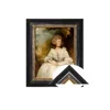 2018 Trendy Product Picture Black Gold Classical Painting Craft Wood Frame 5x7