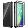 For Samsung Galaxy Note 10 Plus Clear Full-Body Rugged Heavy Duty Armor Case with Built-in Screen Protector&Fingerprint Function