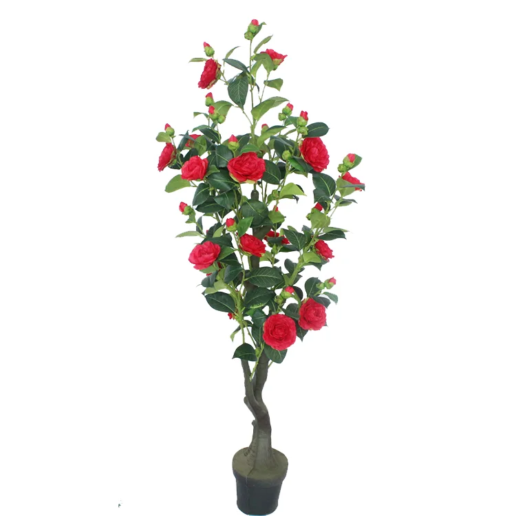 Árbol De Flores De Camelia Artificial 5739 - Buy Flor De Camelia,Árbol De  Flores De Camelia Artificial,Árbol De Camelia Product on 