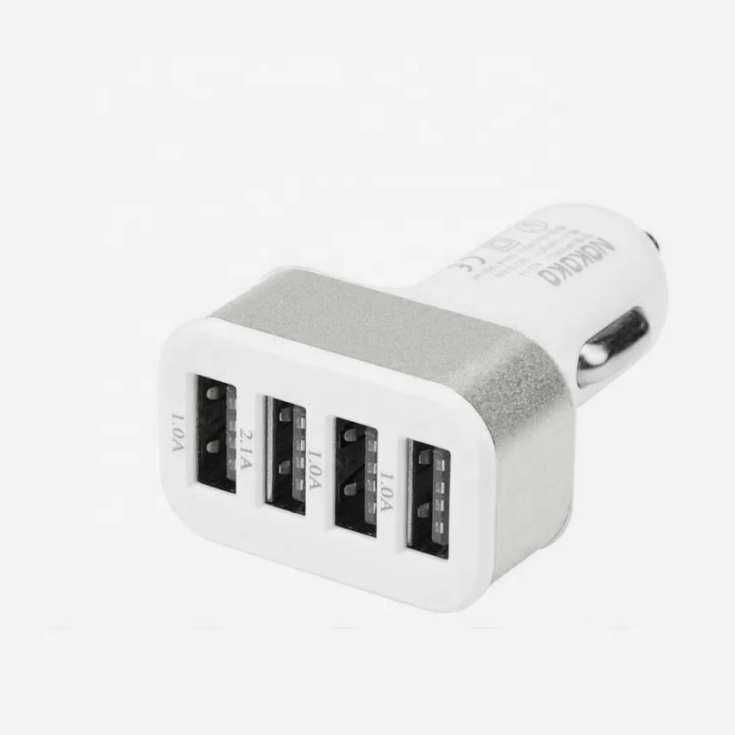 Factory Price Universal Portable 5V 5.1A 4 Multi Usb Ports Smart Car Charger For Iphone 5s 6s 8x