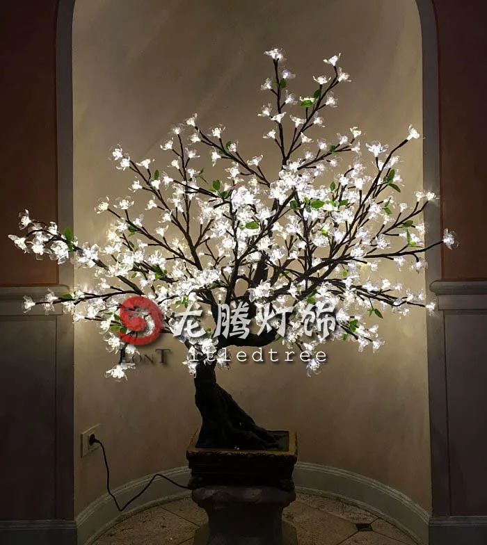Artificial Indoor Blossom Led Light Bonsai Tree Buy Led Light Bonsai