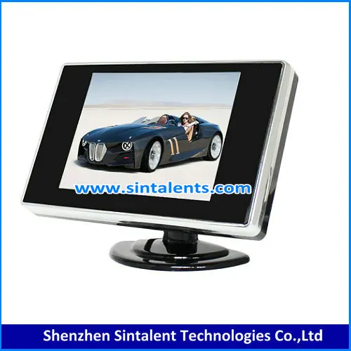 Super 3.5Inch Vehicle LCD Monitor with Motorized Assemble
