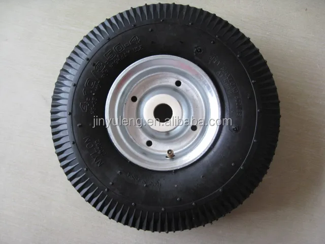 4.10/3.50-4 pneumatic rubber wheel for wheel barrow /Hand trolley / Hand truck