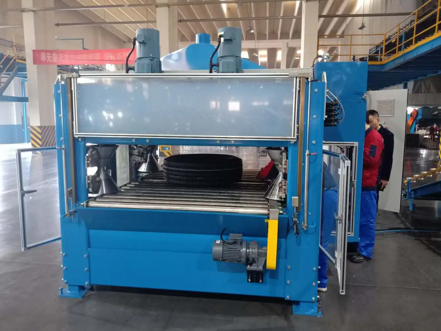 Automatic Tire Air Vent Trimming Machine/Tyre Hair Remover for TBR