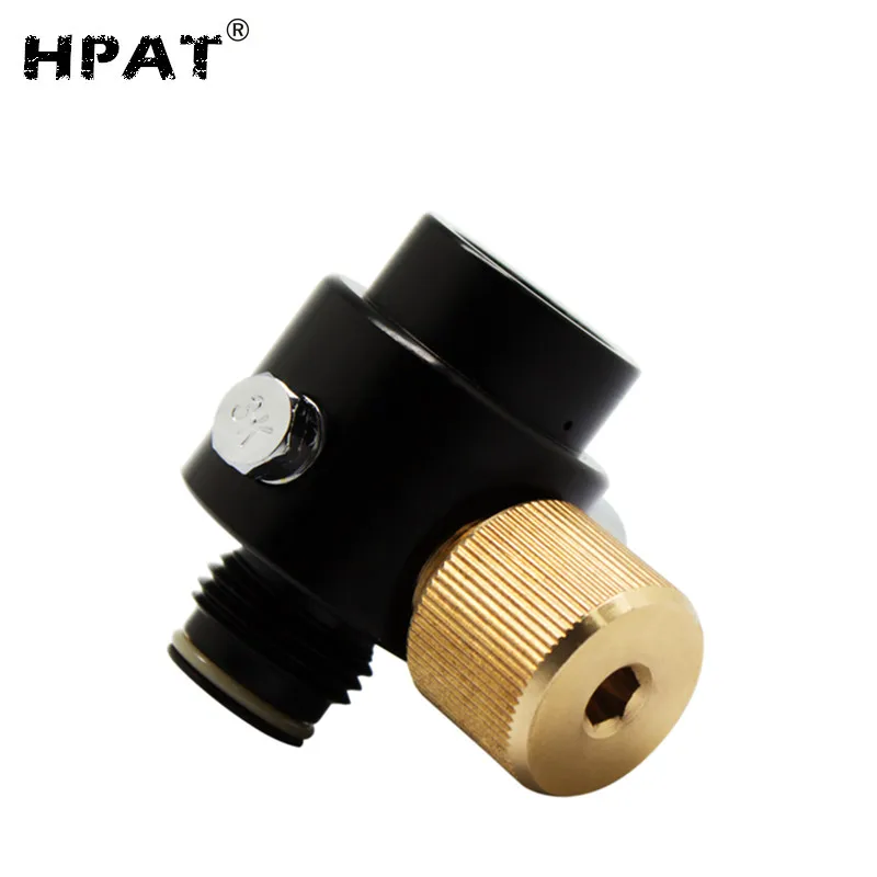 Paintball Tank Adjustable Regulator Paintball Co2 Valve 02000psi Black