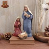 Resin religious figurines group manger furnishing articles retro holiday gifts home decoration
