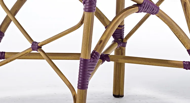 Commercial Furniture Outdoor Stacking Rattan Wicker Restaurant Chair