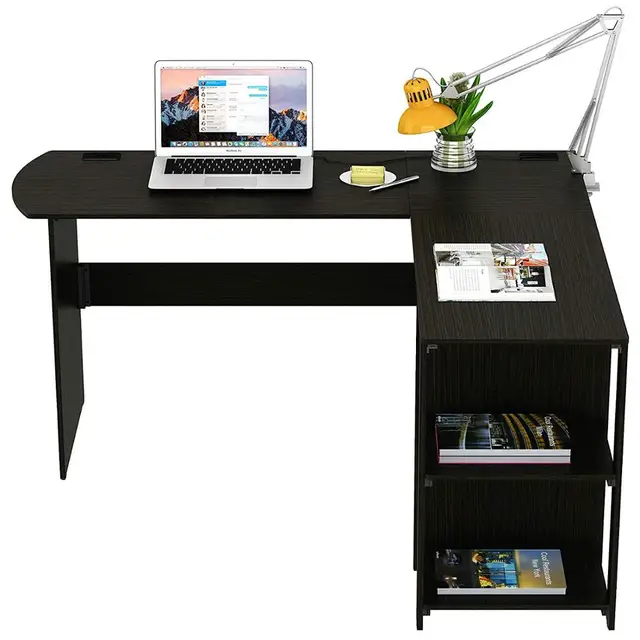 Amazon Hot Sale L Shape Wood Ceo Office Desk Modern Living Room