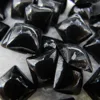 strong glue well polishing jet black color square ceramic rhinestone for superior garment