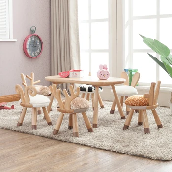 kids wooden stool