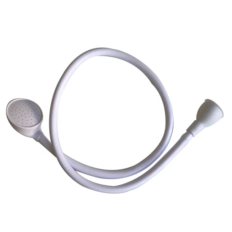 Pvc Plastic Cheap Bath Shower Head And Hose Shampoo Shower Hose Push