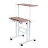 Home Office Computer Workstation Tilting Table height adjustable desk with wheels