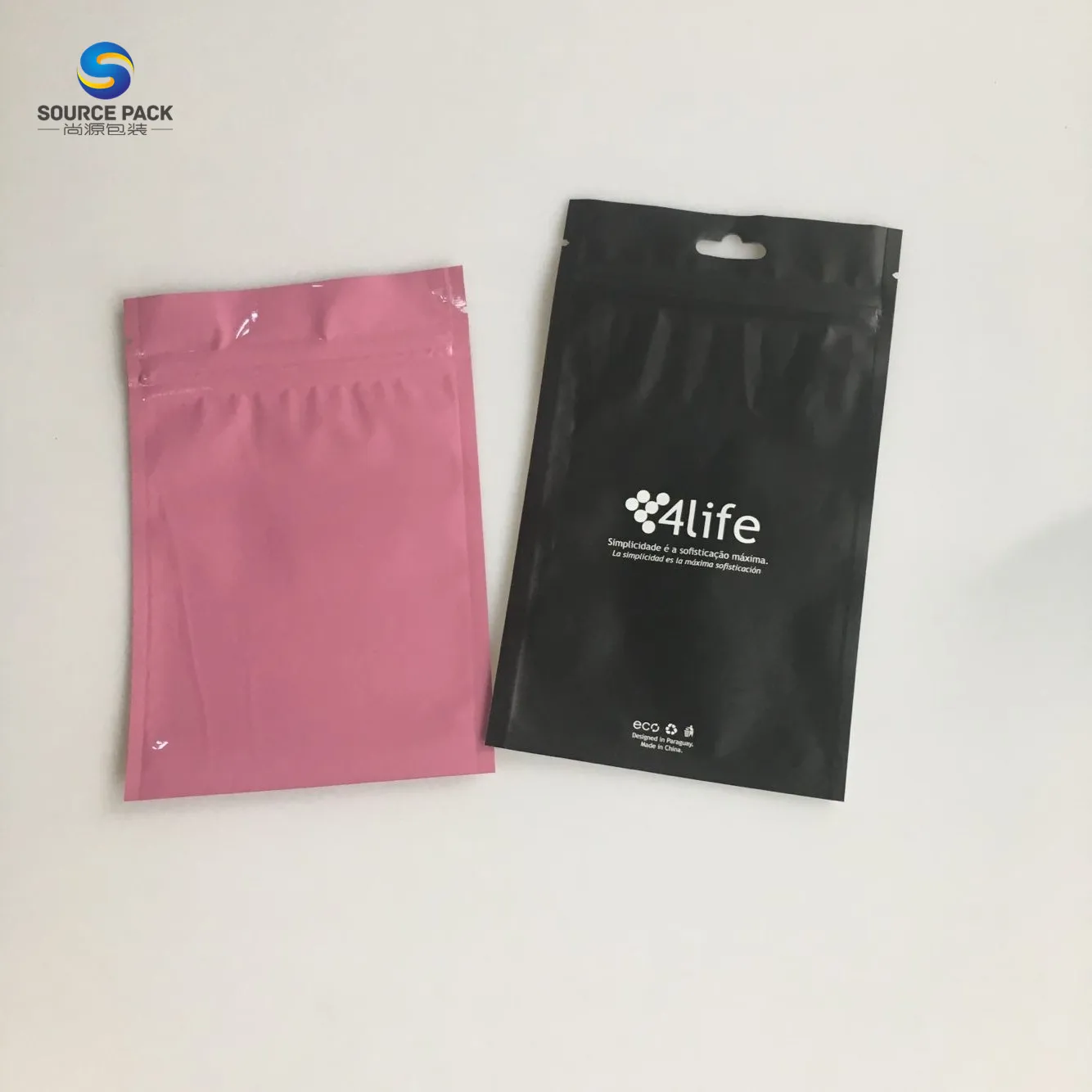Customized Plastic Three Side Sealed Sachet For Powder Packaging