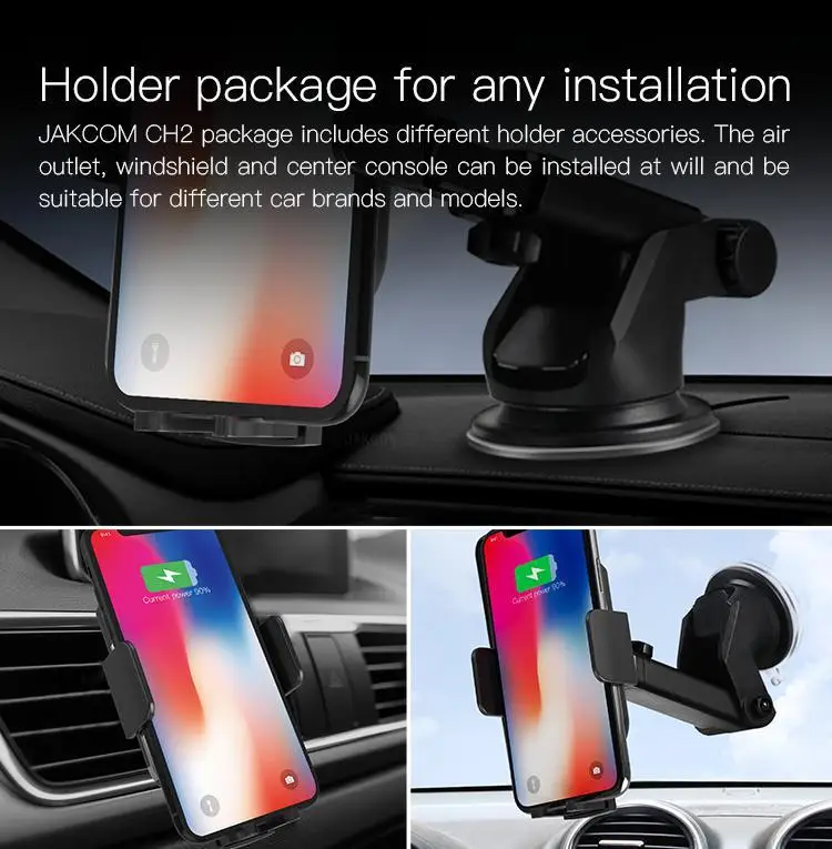 JAKCOM CH2 Smart Wireless Car Charger Holder New Product of Other Consumer Electronics like nb iot gps blue bf film bic lighters - ANKUX.COM