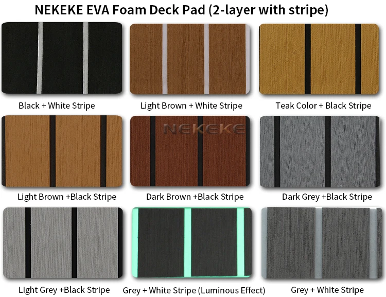 90 x 240 CM thick 6 mm thick gray marine grade Eva foam deck pad sheet