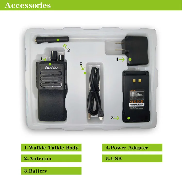 Inrico T198 Intelligent global talking WCDMA/GSM Network GPS military quality portable walkie talkie