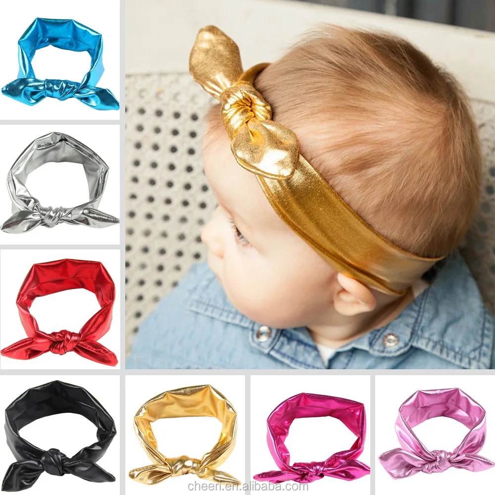 Pretty Hot Selling Cheap Cute Large Bow Make Baby Elastic Hair Bands
