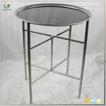Stainless Steel Tray Table Top Short Folding Stainless Steel Tray Table Top Short Folding