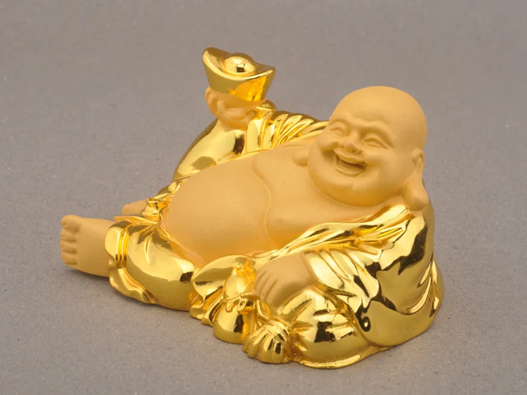 resin laughing buddha statue